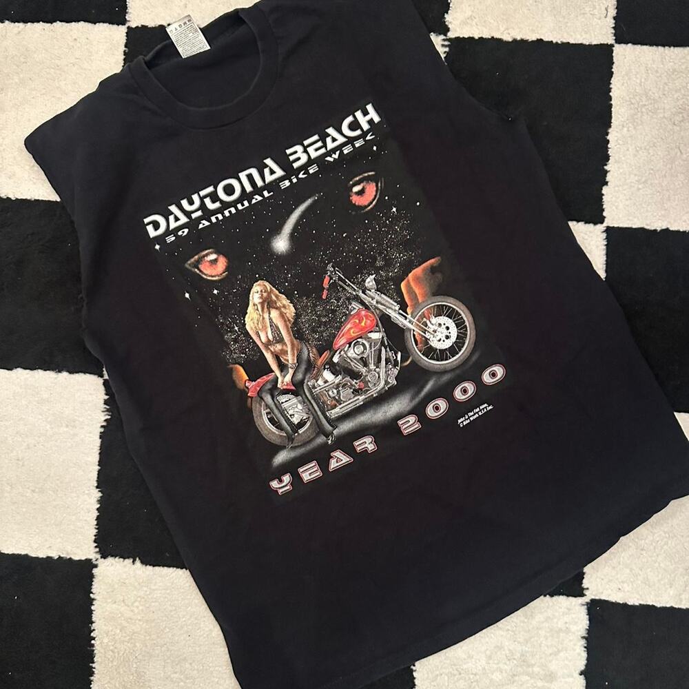 Y2k Bike Week Pinup Panther Cutoff t-shirt